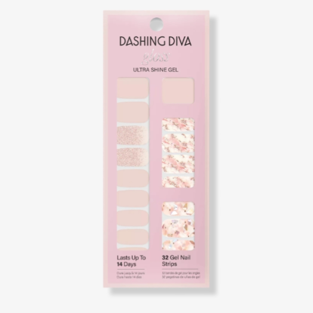 Dashing Diva Crystal Clear Gloss Ultra Shine Gel Strips-NIB
